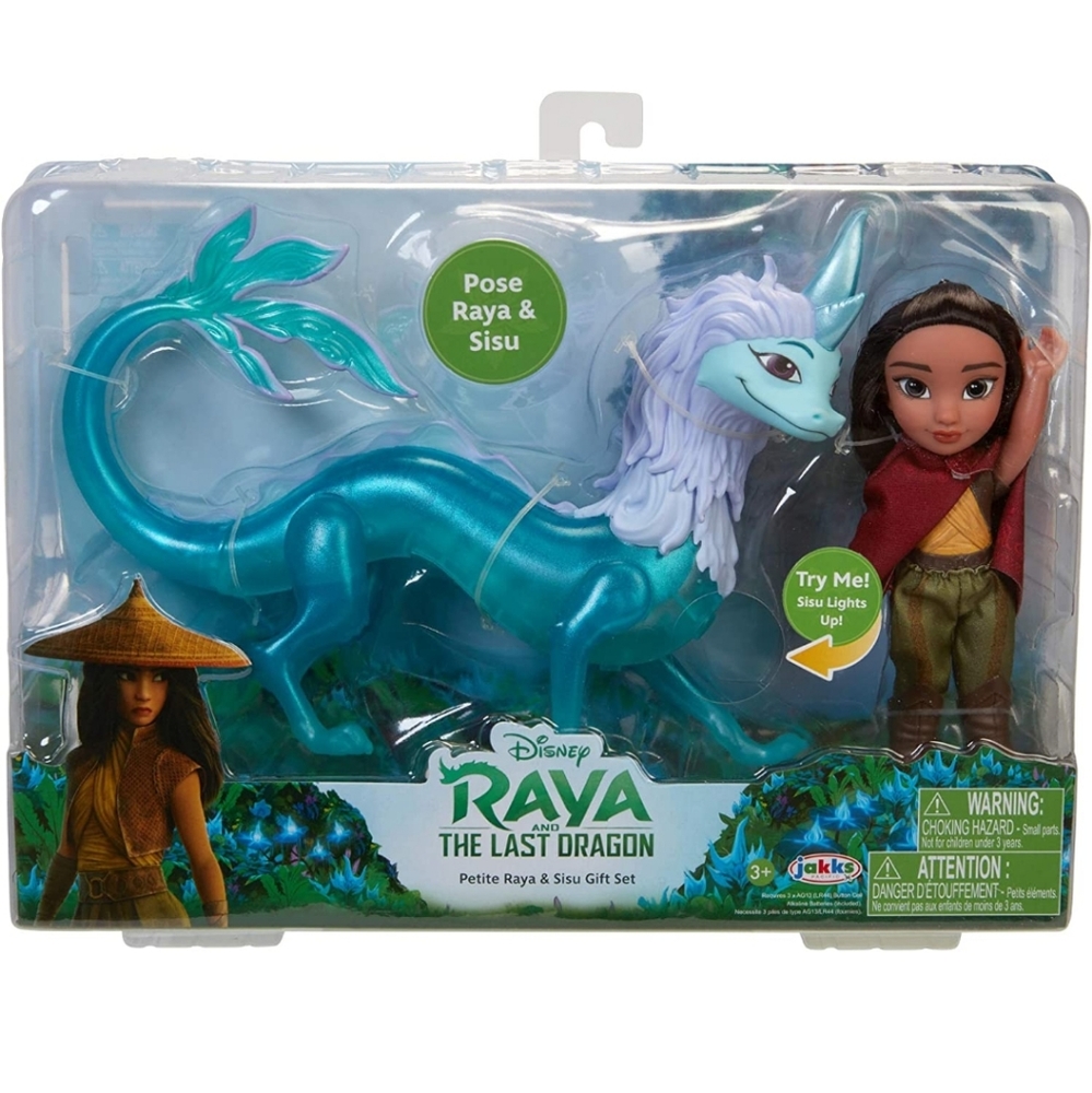 Disney's Raya and the Last Dragon 6-Inch Petite Raya Doll and Feature Sisu Drago